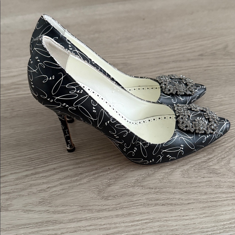 Manolo Blahnik Decade of Love Hangisi Pumps - Picture 4 of 8